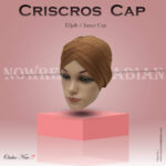 Criss Cross Hijab Cape -Antique Golden