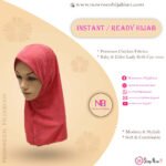 Korian Sttich Print Hijab S- Misty