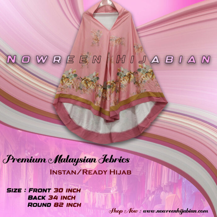 Korian sttich print hijab-Bangi