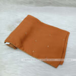 Cherry Zipper/Stone Hijab-Orange