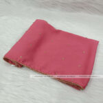 Cherry Zipper/Stone Hijab-Salmon