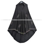 nowreen hijabian-Malaysian stitch-Black Color