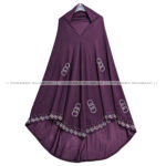 nowreen hijabian-Malaysian stitch-purple
