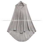 nowreen hijabian-Malaysian stitch- silver ash color